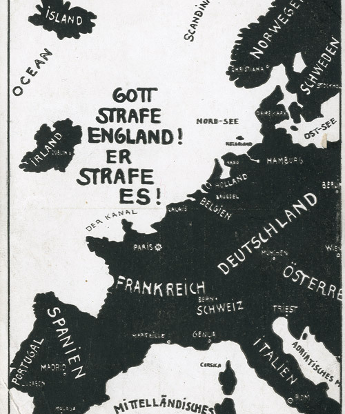 Gott strafe England! Er straft es! (Deutsche Propaganda, ca. 1914)