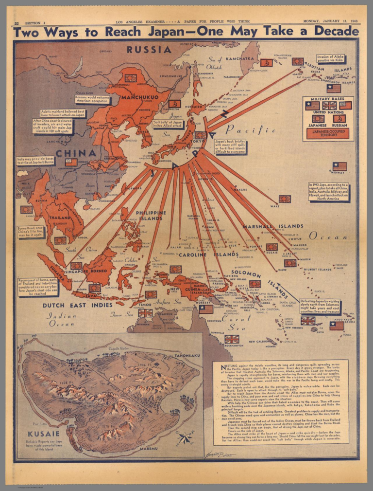 Japan 1943 – Zwei Wege führen nach Japan. Eines kann sehr lange dauern.